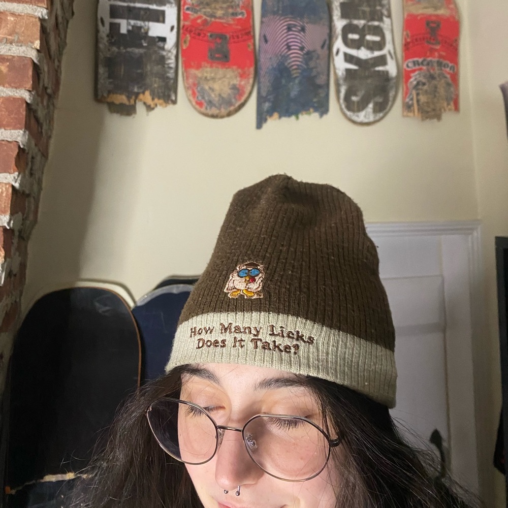 Tootsie Pop knit beanie